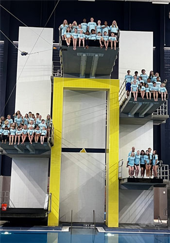 Campers on High Dive